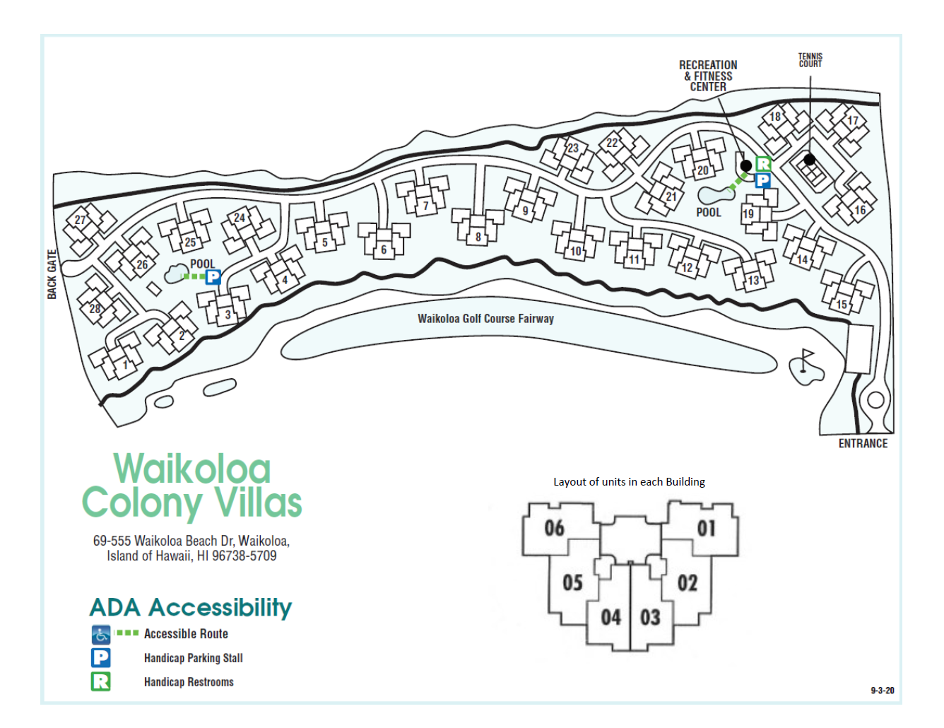 Waikoloa Colony Villas Property Map