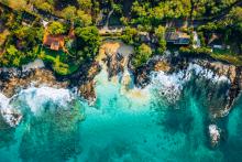 aerial view of Maui