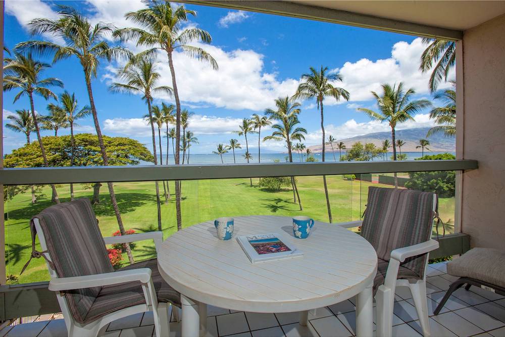 Lanai of vacation rental